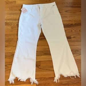 Cello, Dress Up white cropped flare jeans size 13 junior NEW with tag BOUTIQUE